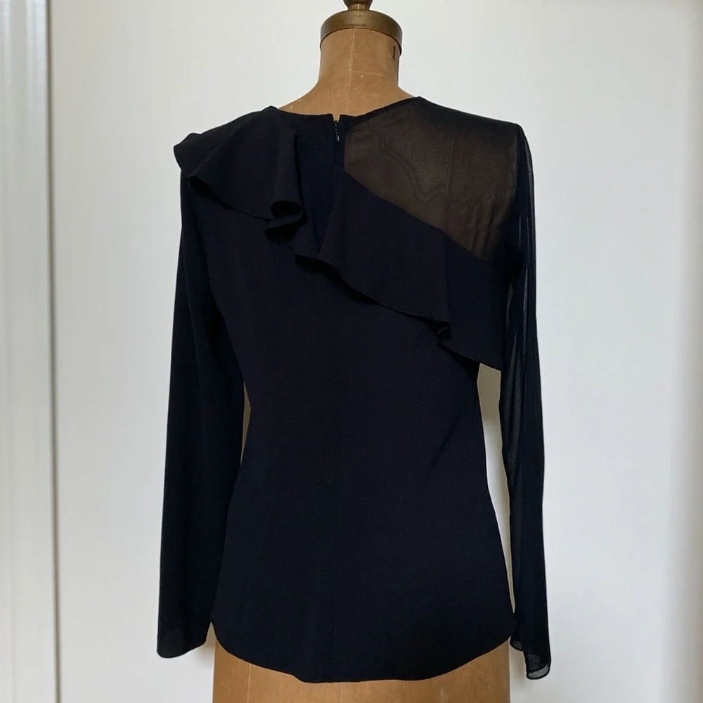 Cushnie Et Ochs Bella Ruffled Blouse size L - Picture 7 of 8